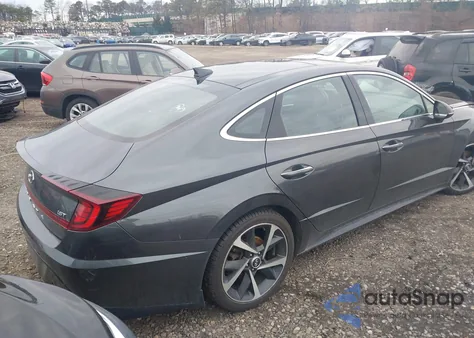 2021 Hyundai Sonata Sel Plus z USA, uszkodzony, nr VIN 5NPEJ4J25MH087378